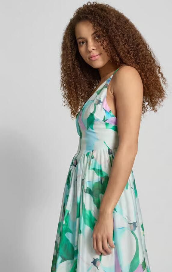 Bardot midi-jurk van lyocellmix model 'ARLETHA'