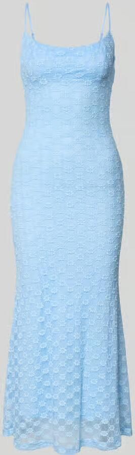Bardot slim fit midi-jurk met all-over kant met bloemenmotief - Foto 2
