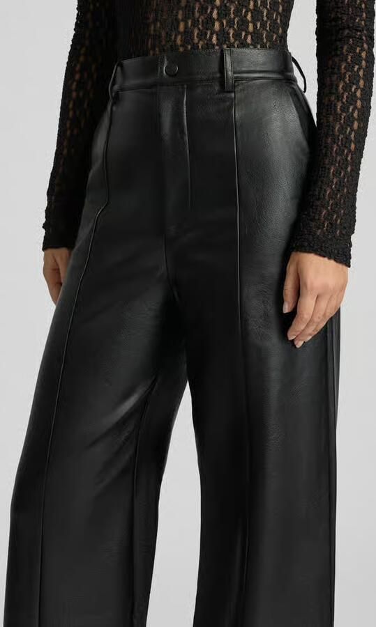 Bardot Stoffen broek in leerlook model 'MARLOWE' - Foto 2