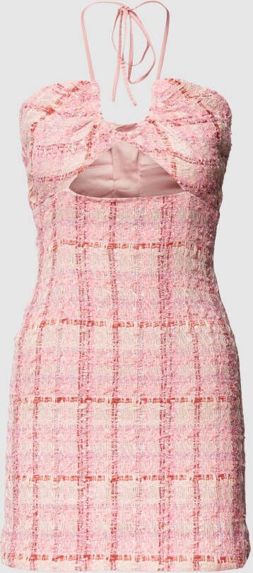 Bardot Mini-jurk met halter model 'LEXI'