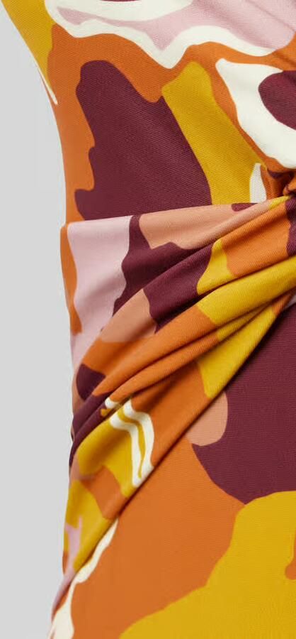 Barts corrigerend halter badpak Lunan oranje roze rood