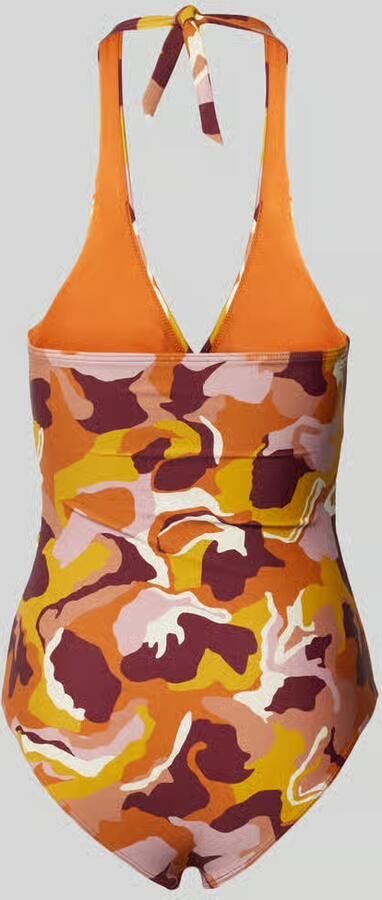 Barts corrigerend halter badpak Lunan oranje roze rood - Foto 3