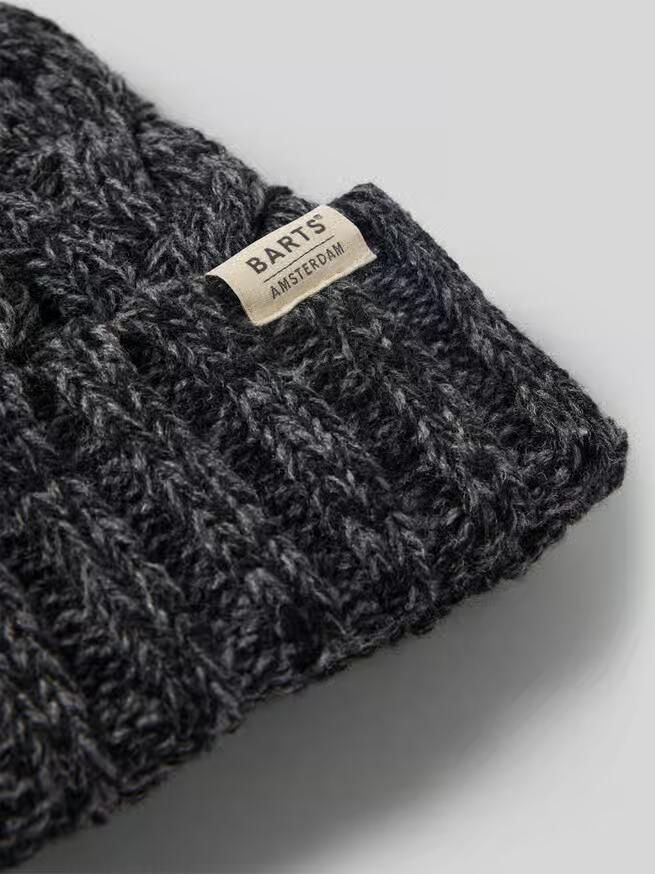 Barts Beanie met labeldetail model 'Kaen'