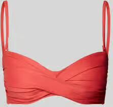 Barts voorgevormde strapless bandeau bikinitop Kelli koraalrood - Foto 4