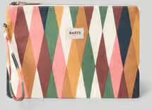 Barts Clutch met logopatch model 'Juno'