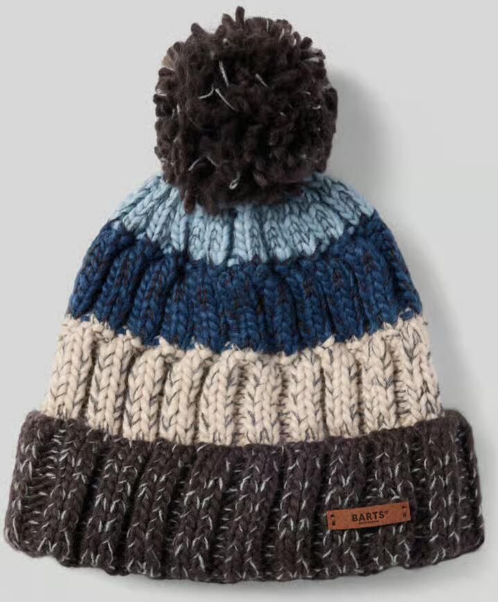 Barts Gebreide muts met pompon model 'WILHELM'