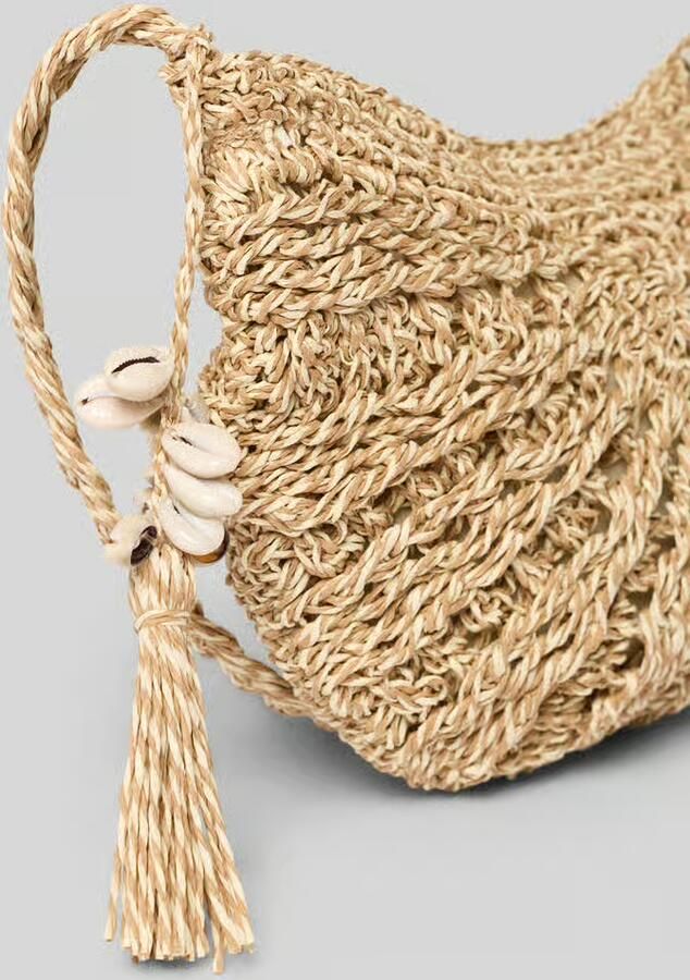 Barts Stijlvolle schoudertas met zomerse uitstraling Beige Dames - Foto 5