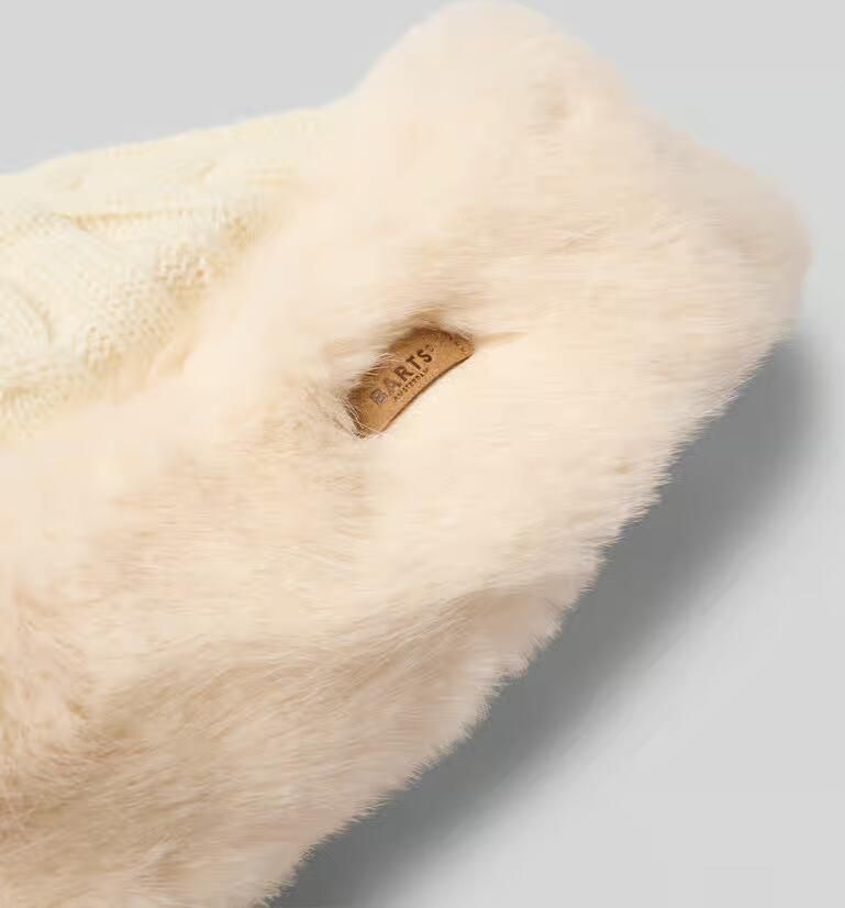 Barts Dames bont hoofdband hoed White Dames