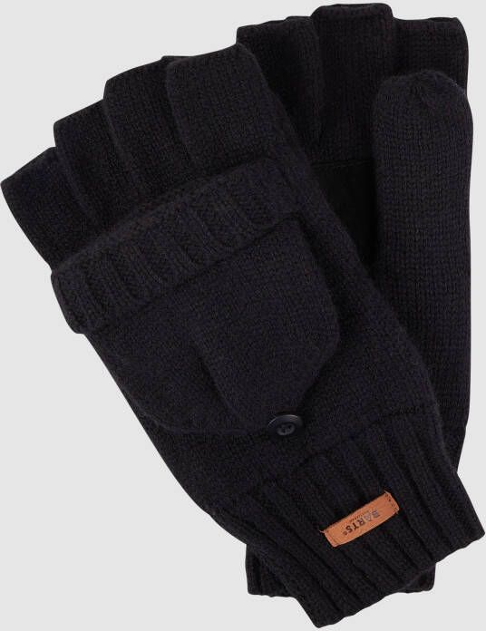 Barts Handschoenen van lamswol met labeldetail model 'HAAKON'