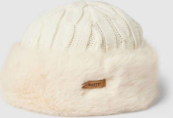 Barts Dames bont hoofdband hoed White Dames