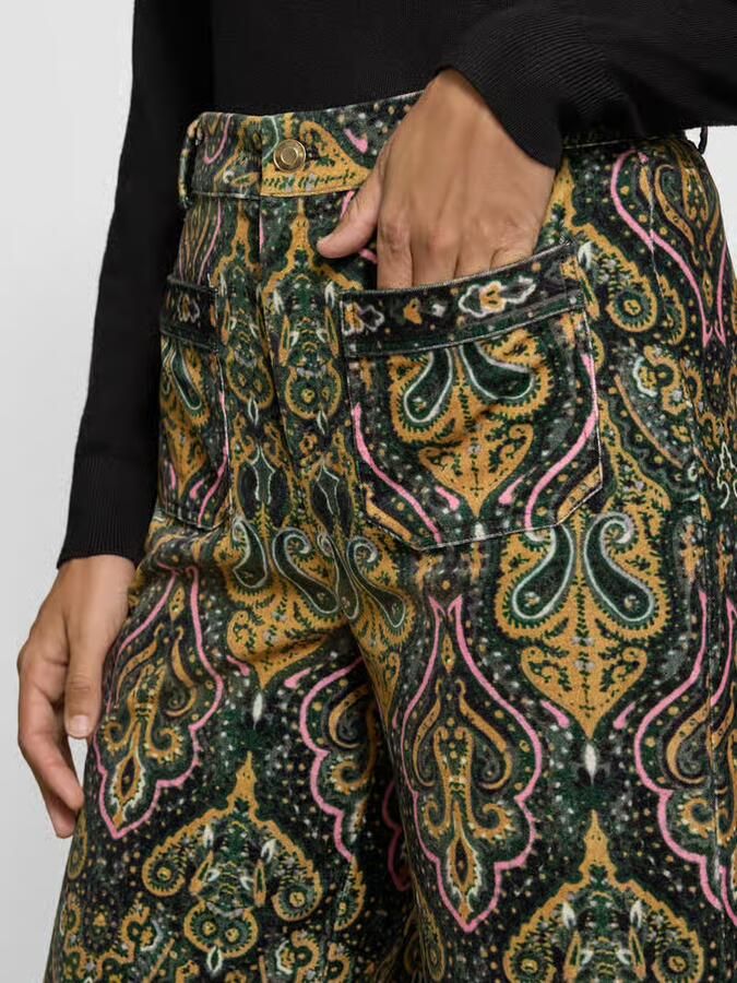 Bash Flared cut broek in all-over look - Foto 2