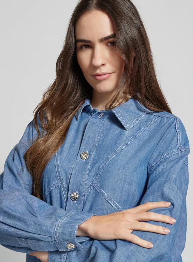 BA&SH Jeansblouse van puur katoen model 'KOOL'