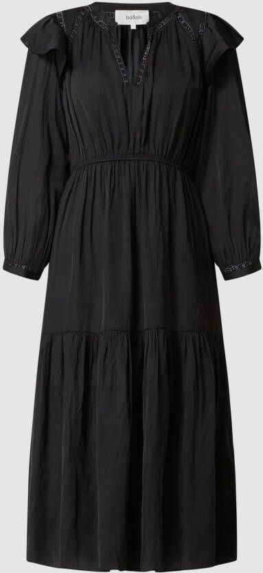 Bash Midi-jurk met contrastboorden model 'Madness'
