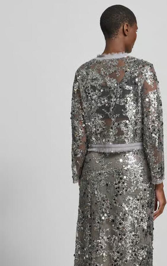BAUM & PFERDGARTEN blouse met all-over pailletten - Foto 3