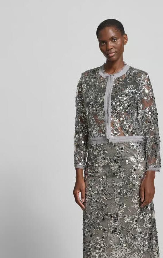 BAUM & PFERDGARTEN blouse met all-over pailletten - Foto 2