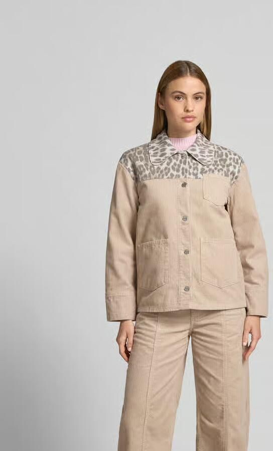 BAUM & PFERDGARTEN Cordjack met dierenprint - Foto 3