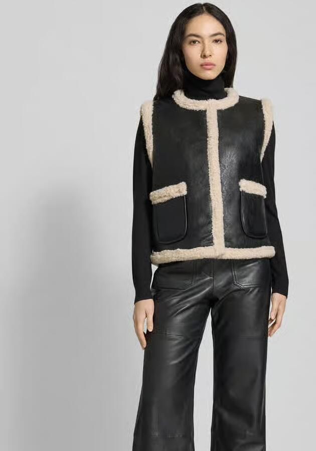 BAUM & PFERDGARTEN Gilet met teddybont - Foto 3