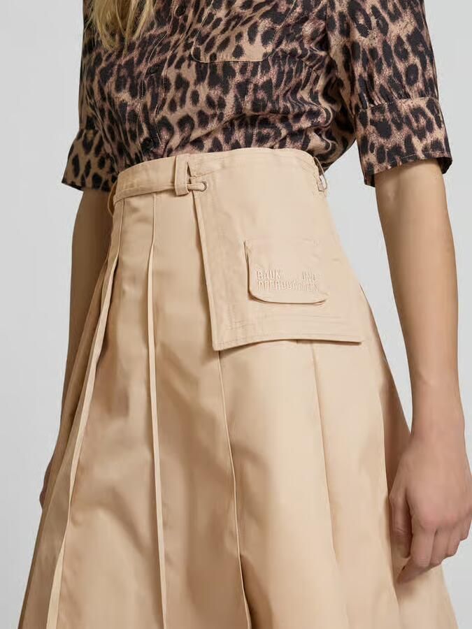 BAUM & PFERDGARTEN Midirok met plooien