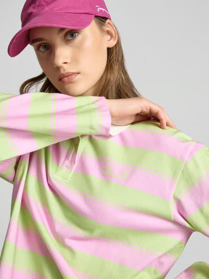 BAUM & PFERDGARTEN Poloshirt met korte knoopsluiting