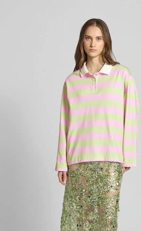 BAUM & PFERDGARTEN Poloshirt met korte knoopsluiting - Foto 3