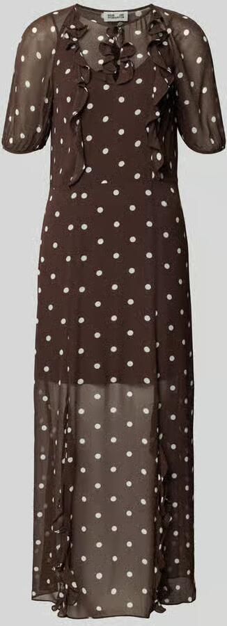 BAUM & PFERDGARTEN Regular fit maxi-jurk met ruches - Foto 4