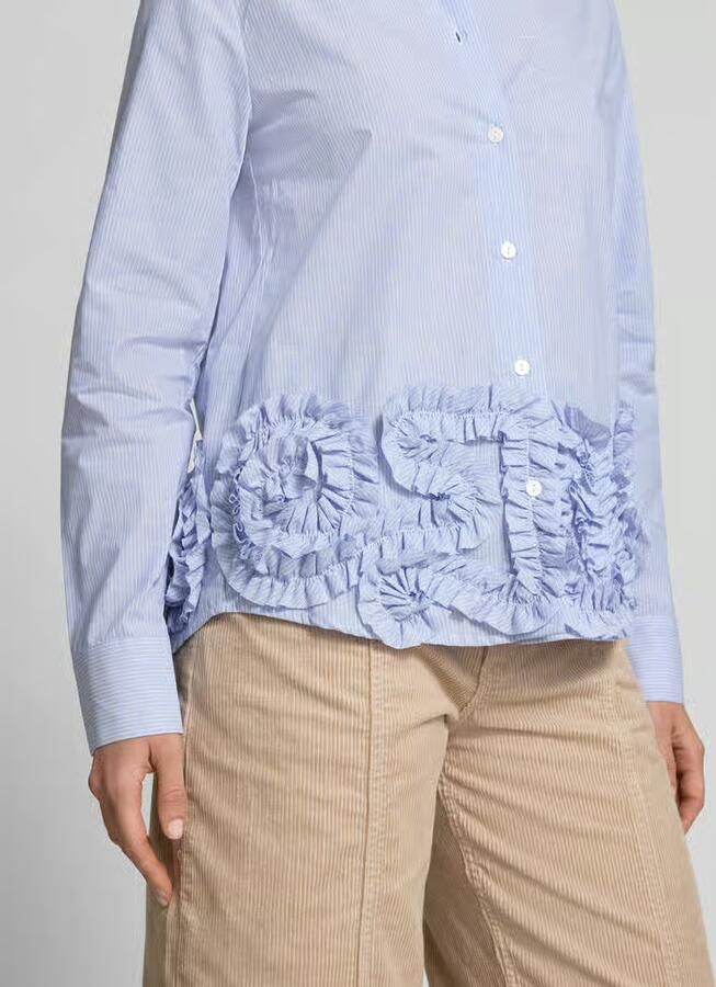 BAUM & PFERDGARTEN Regular fit overhemdblouse met ruches - Foto 2