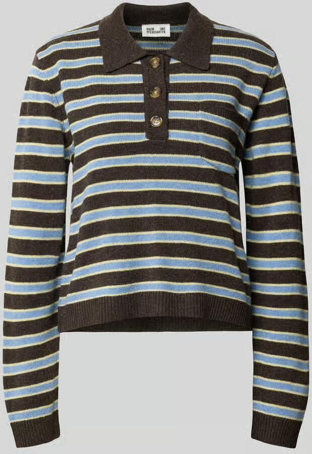 BAUM & PFERDGARTEN Regular fit poloshirt van zuivere wol