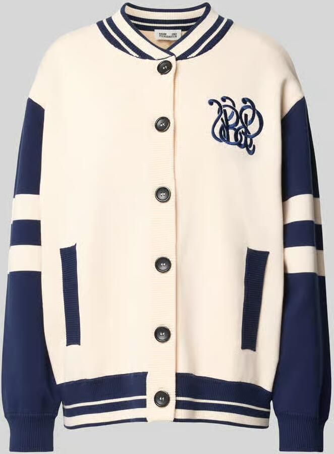 BAUM & PFERDGARTEN relaxed fit college-jack met viscose