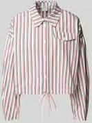 BAUM & PFERDGARTEN Relaxed fit overhemdblouse met knoopsluiting