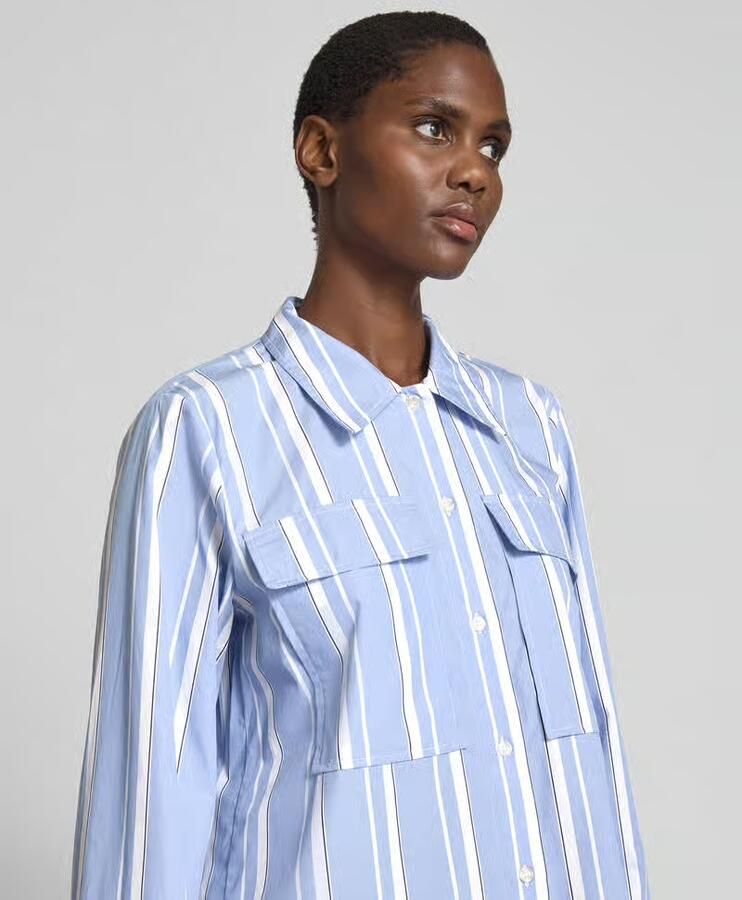 BAUM & PFERDGARTEN Relaxed fit overhemdblouse van katoen