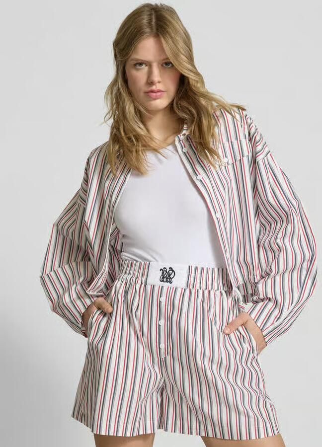 BAUM & PFERDGARTEN Shorts met elastische band