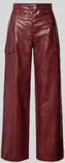 BAUM & PFERDGARTEN Stoffen broek in leerlook