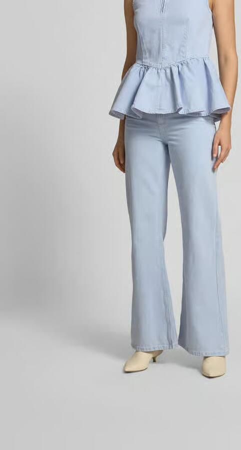 BAUM & PFERDGARTEN straight fit jeans met logopatch - Foto 3