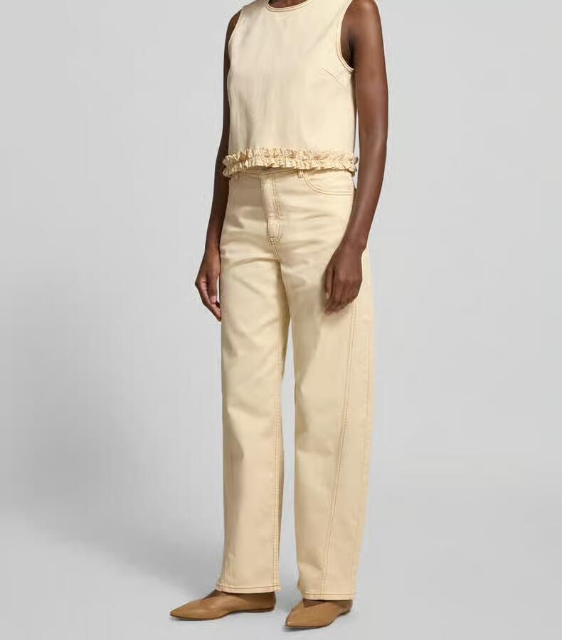 BAUM & PFERDGARTEN straight fit jeans met siernaden - Foto 2