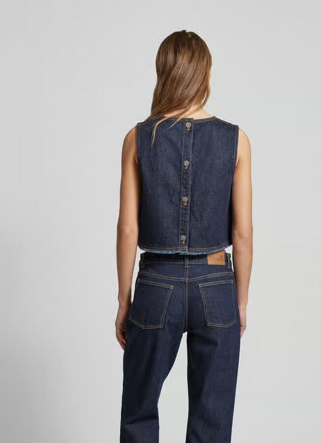 BAUM & PFERDGARTEN Tanktop in denimlook - Foto 3