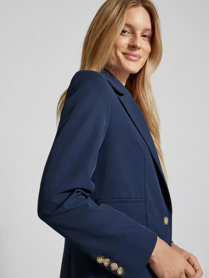 Be Pure Dutch Blazer met paspelzak op de borst