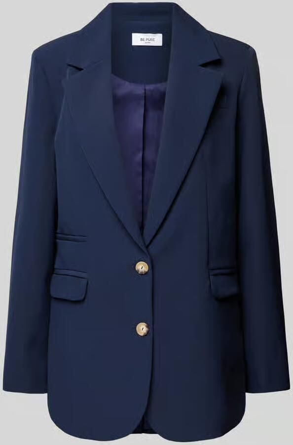 Be Pure Dutch Blazer met paspelzak op de borst - Foto 2