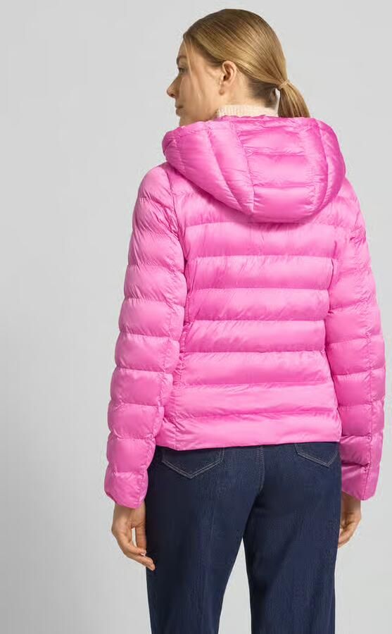 Beaumont Amsterdam Getailleerde gewatteerde jas met tweerichtingsrits model 'ANYA'