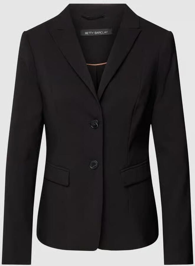 Betty Barclay Korte Blazer Jas 1 1 Arm Black Dames