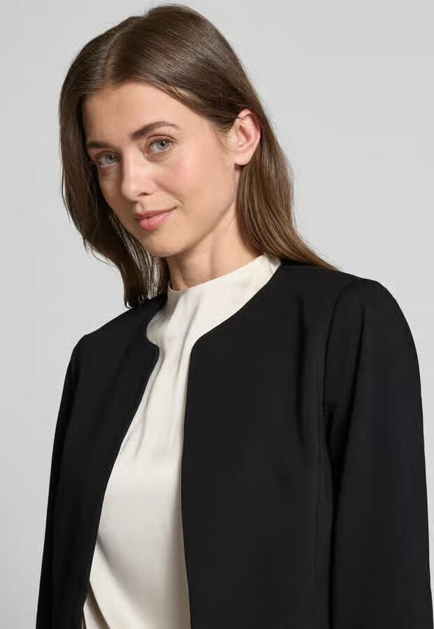 Betty Barclay Blazer van viscosemix met open voorkant