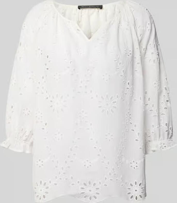 Betty Barclay Blouse met ajourwerk en tuniekkraag - Foto 2