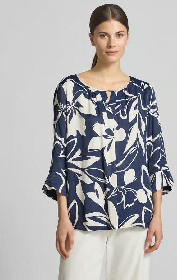 Betty Barclay Blouse van viscose met ronde hals - Foto 4