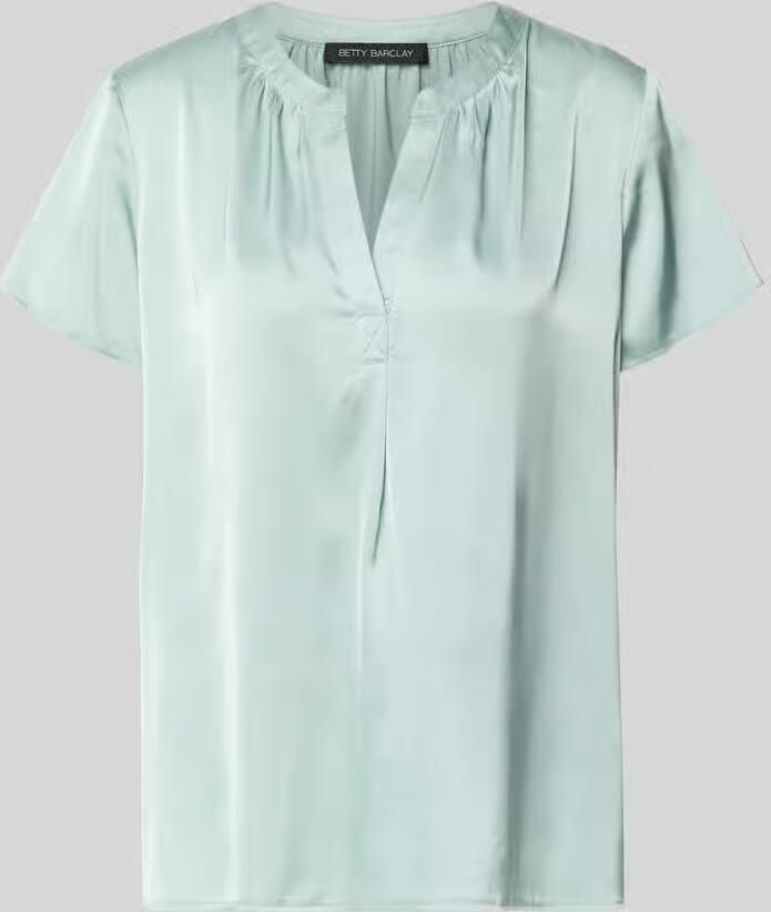 Betty Barclay Blouseshirt van satijn met V-hals - Foto 3