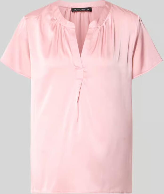 Betty Barclay Blouseshirt van satijn met V-hals - Foto 2