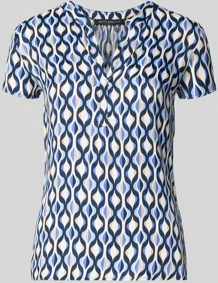 Betty Barclay Blouseshirt van viscose in all-over look