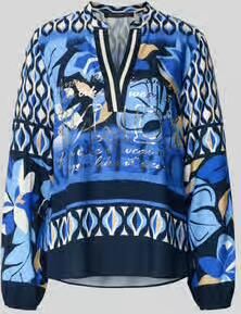 Betty Barclay Blouseshirt van viscose met tuniekkraag