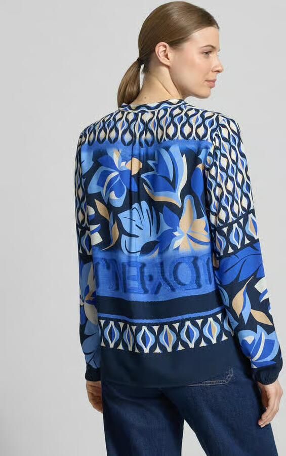 Betty Barclay Blouseshirt van viscose met tuniekkraag - Foto 2