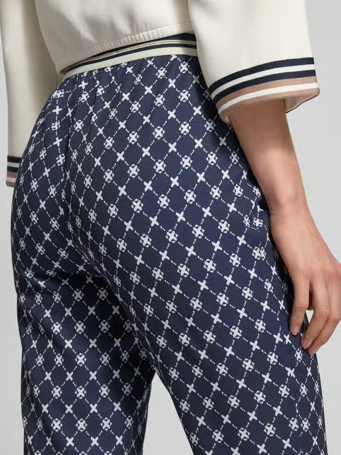 Betty Barclay Broek in all-over look met elastische band - Foto 2