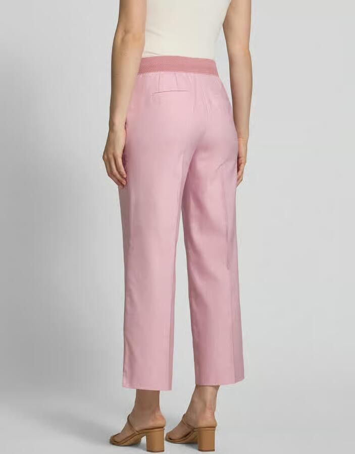 Betty Barclay Broek met persplooien en elastische band