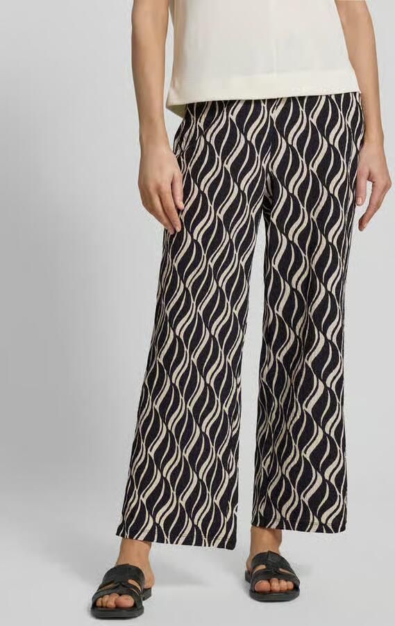 Betty Barclay Culotte met all-over motief en elastische band - Foto 3